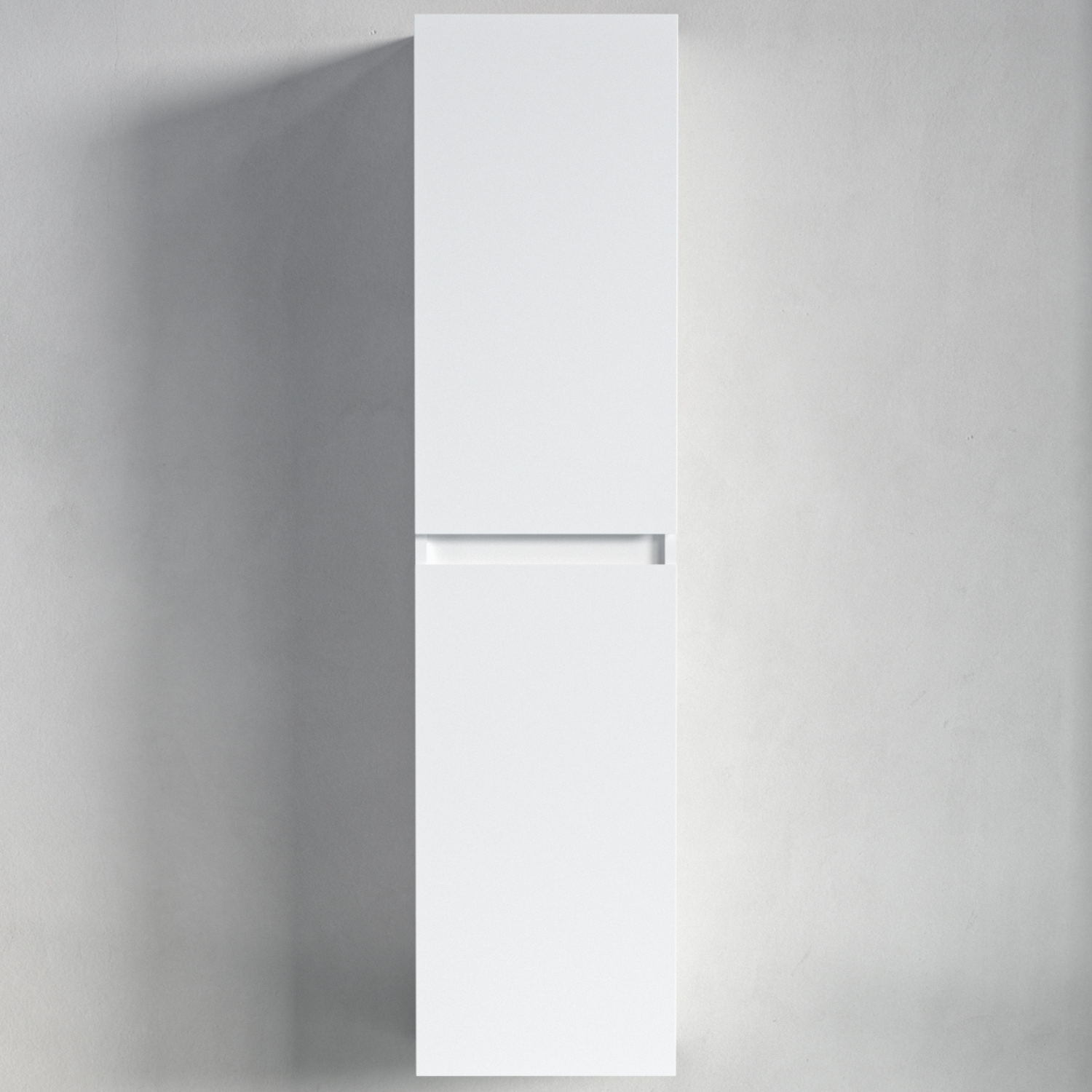 Badmöbel-Set AVALON 100 cm - Mit Hochschrank - Glänzend Weiß