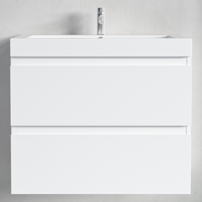 MONACO Glänzend weiß - Waschbecken weiß - 60 cm